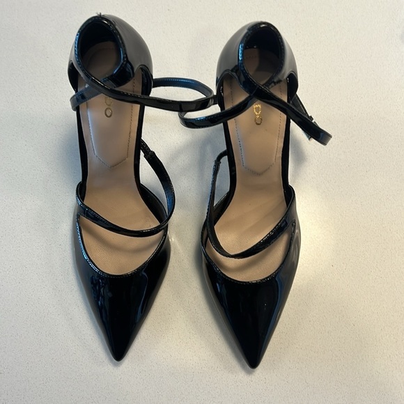 Aldo Pumps Patent Black - Picture 1 of 7